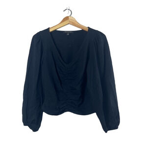 Black Cropped Banana Republic Shirt M